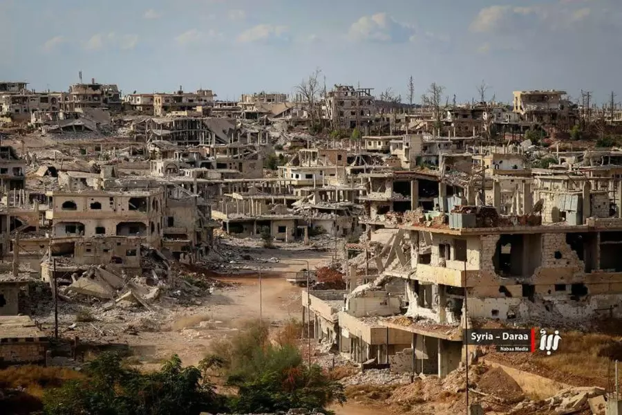 خرق لـ "خفض التصعيد" ... قوات الأسد تقصف مدينة درعا بصواريخ الفيل وتخلف جرحى