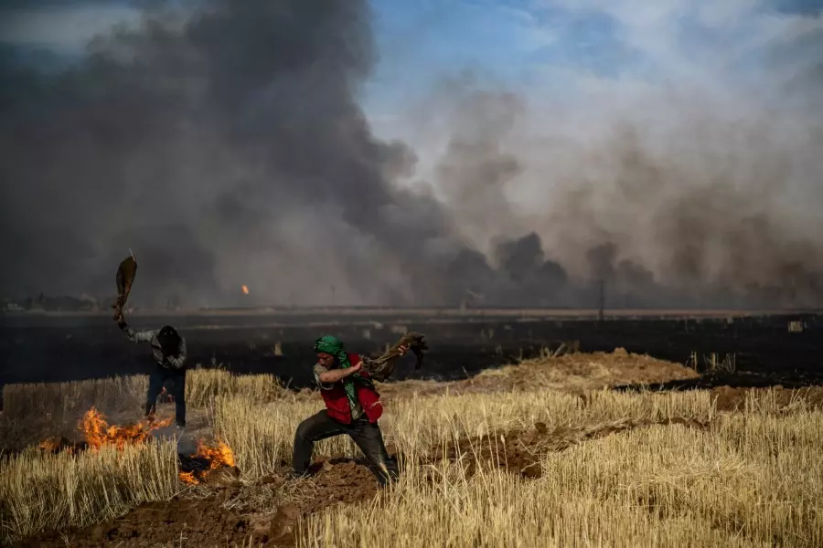 الحرائق تحصد أرواح المزيد من المدنيين بريف الحسكة