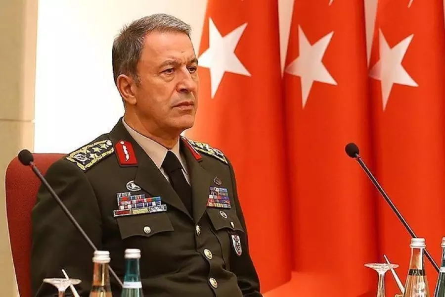 خلوصي أكار: تركيا يجب أن تكون وحدها في المنطقة الآمنة شمالي سوريا