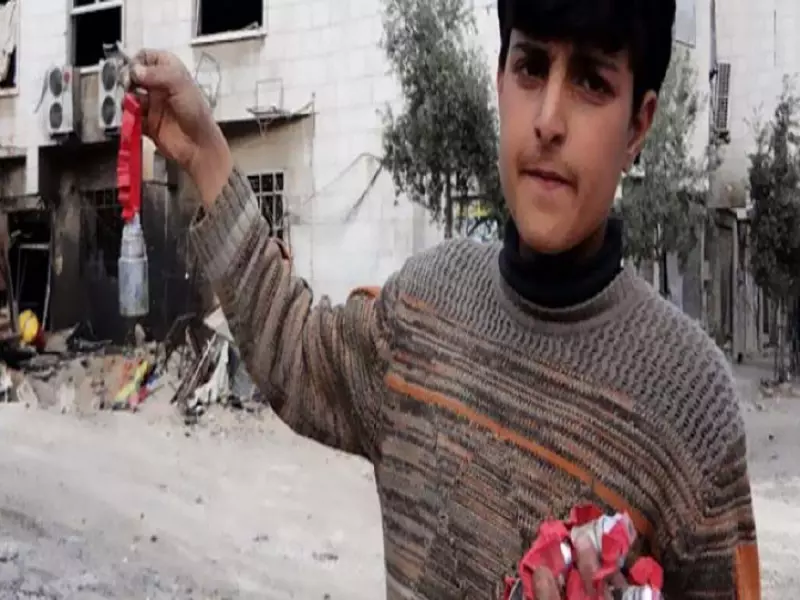 شهداء وجرحى من الأطفال بإنفجار قنبلة عنقودية في ريف حلب