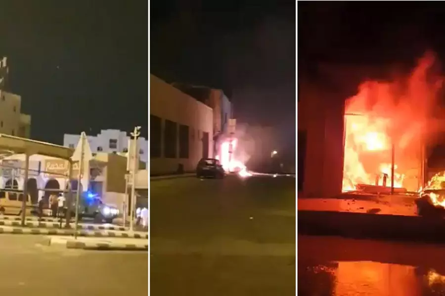 بعد شجار أدى لمقتل شخص في مدينة مأدبا.. أردنيون يضرمون النار بمحلات سوريين