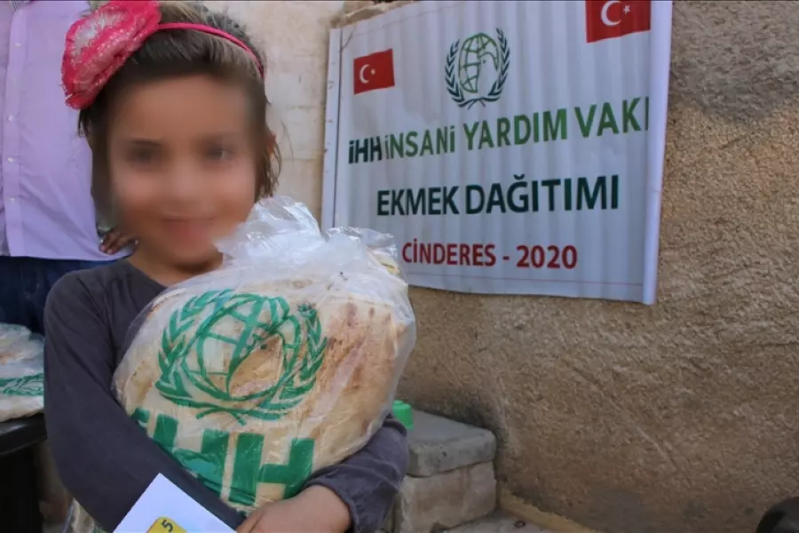 "الإغاثة التركية" توزيع 153 مليون رغيف خبز في سوريا خلال عام 2020