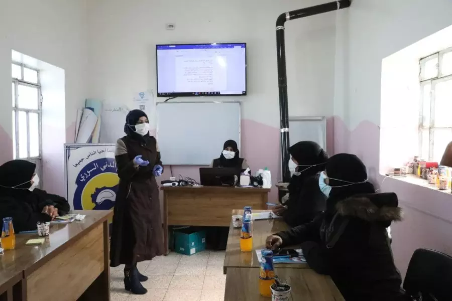 المراكز النسائية في "الخوذ البيضاء" تطلق حملة "مسعف في كل بيت"