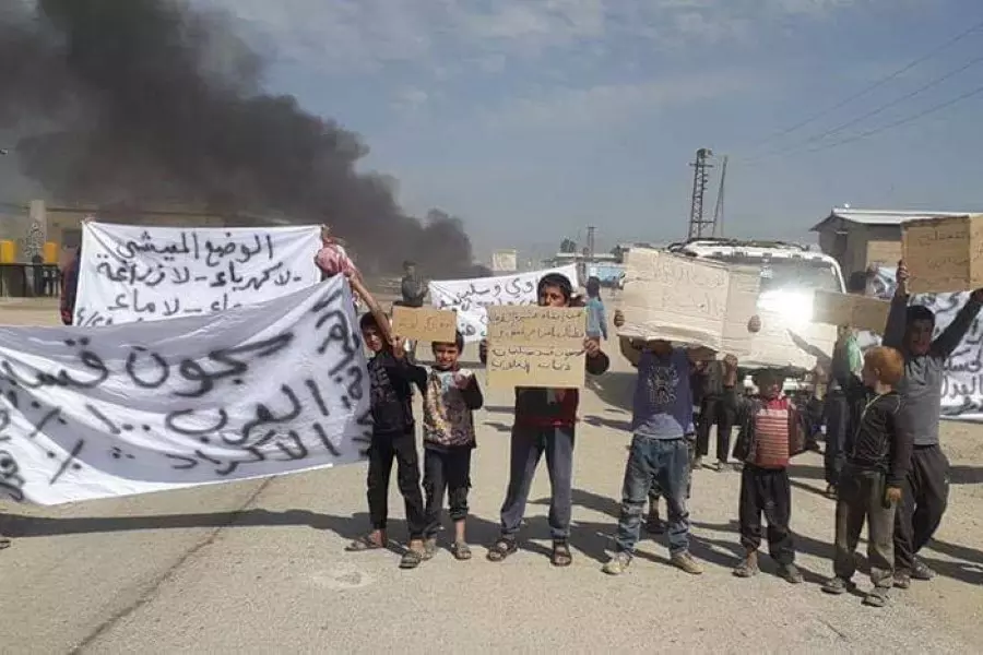 مظاهرات مستمرة ضد ممارسات " قسد" بريف دير الزور شرقي سوريا