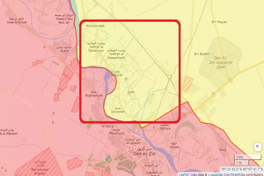 دون تدخل طيران التحالف.. قوات الأسد تتقدم غربي ديرالزور وقسد تتراجع