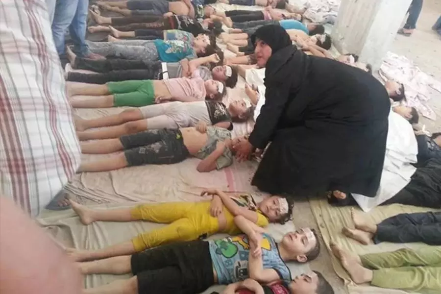 شبكة حقوقية : تسجيل 207 هجوماً لنظام الأسد بأسلحة كيميائية، 174 منها بعد هجوم الغوطتين الكبير