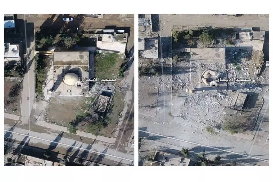 "المساجد" هدف رئيسي للتحالف الدولي والأسد وروسيا ... تدمير أكثر من 25 مسجد في الرقة في الآونة الأخيرة