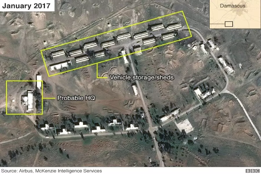 ايران تبني قاعدة عسكرية جنوب دمشق