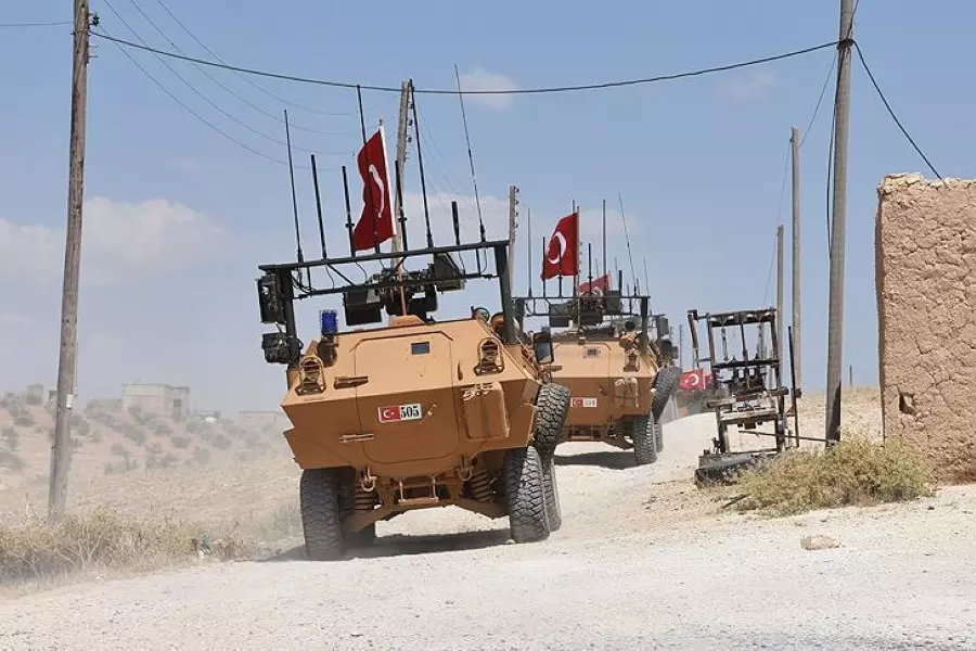 قوات تركية تسير الدورية الثانية عشر في منبج بالتنسيق مع واشنطن