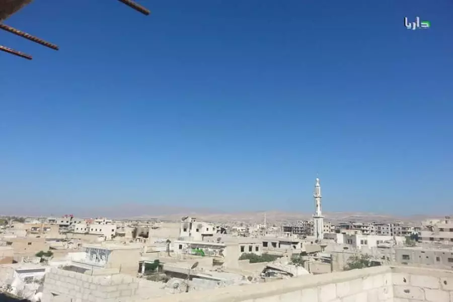 مروحيات الأسد تجدد إمطار داريا بالبراميل ... وقصف مستمر بالمدفعية والأسطوانات