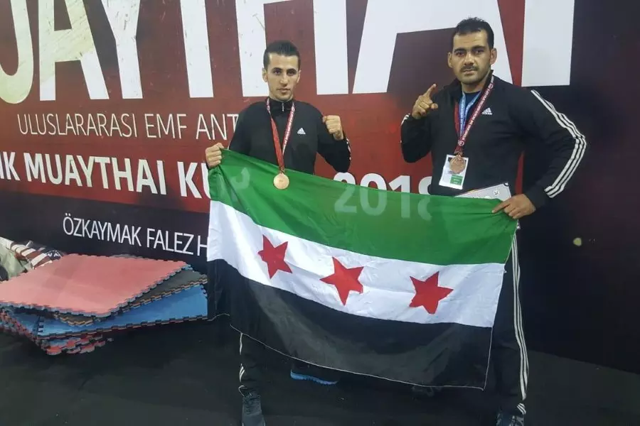البعثة السورية الحرة تفوز برونزيتين في رياضة المواي تاي بولاية أنطاليا التركية