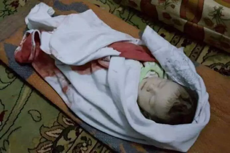 طيران روسيا يقتل "طل العمر" بعد ولادتها بساعتين في مشفى السلام بمعرة النعمان بإدلب