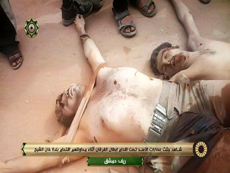 قتلى وجرحى وأسرى من عناصر الأسد بمحيط خان الشيح ... و "فوج الجولان" تودّع قتيلين
