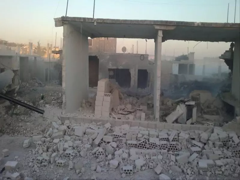 شهداء وجرحى من المدنيين بغارات جوية ليلية على ريفي حمص وحماة