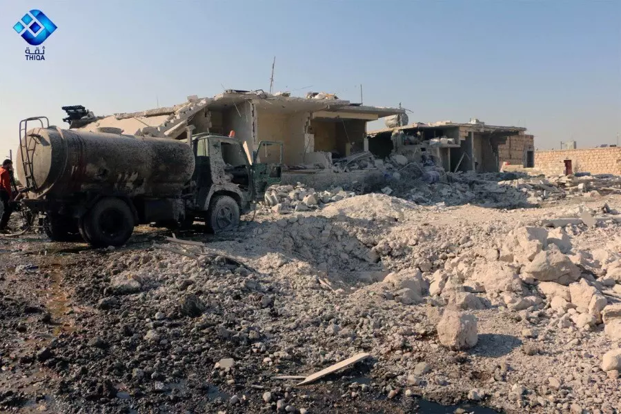 خمسة شهداء بقصف جوي روسي على السحارة بريف حلب