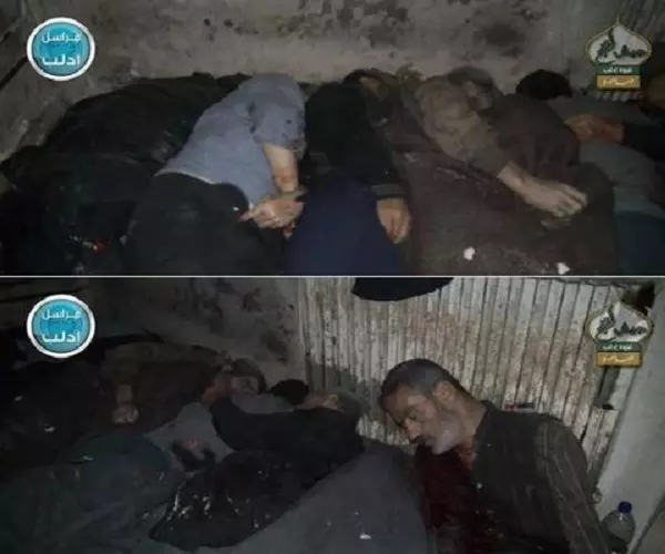 قبل إنسحابها من إدلب...قوات الأسد تعدم 15 معتقل