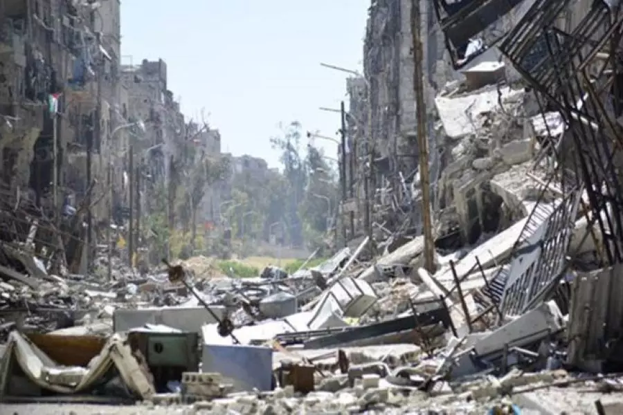 لجنة فنية تسليم تقريرها الأول لنتائج الدمار في مخيم اليرموك جنوب دمشق
