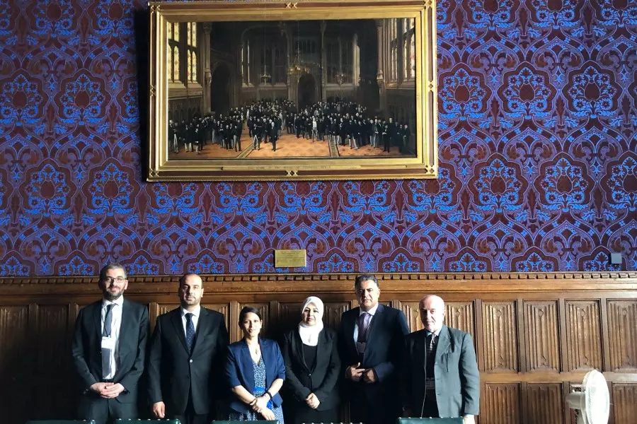 نصر الحريري يقدم إحاطة علنية لمجلس العموم البريطاني