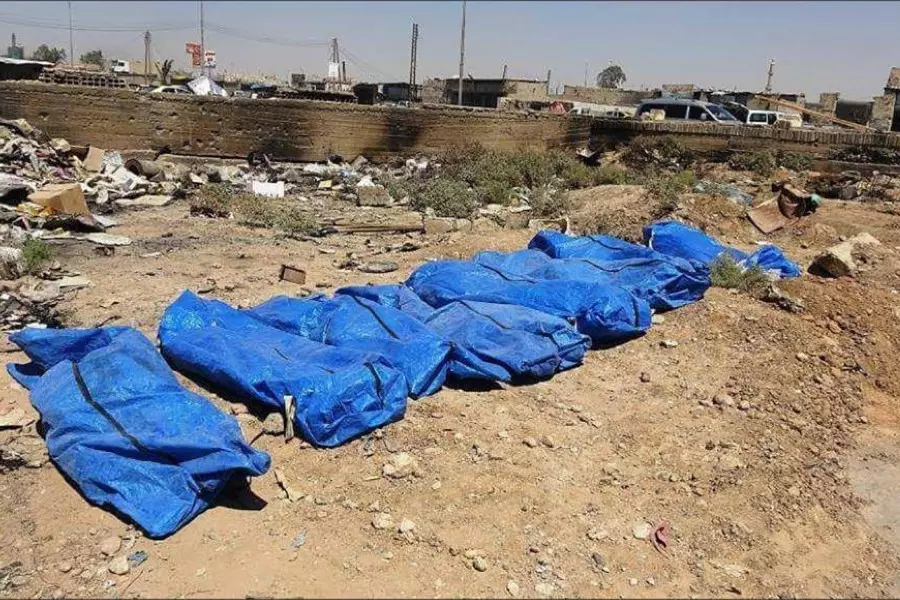 تقرير أمريكي: ضحايا مقابر "داعش" الجماعية في سوريا هم من المسلمين السنة