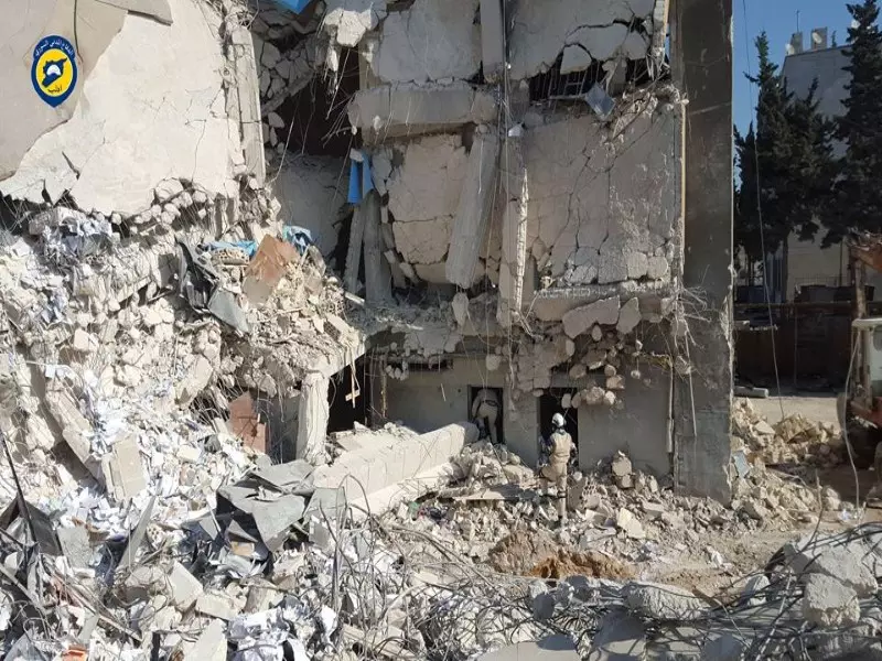 مديرية الدفاع المدني في إدلب تعلن انتهاء أعمال البحث عن ضحايا مجزرة إدلب الأخيرة