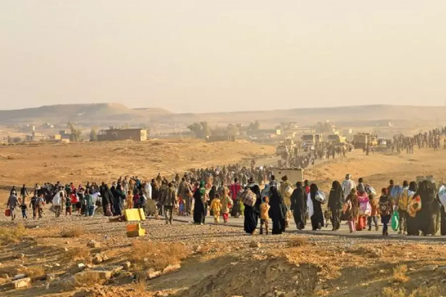 ناشطون يوجهون نداء لانتشال جثث عائلات قضت بألغام تنظيم الدولة في منطقة أبو خشب بديرالزور