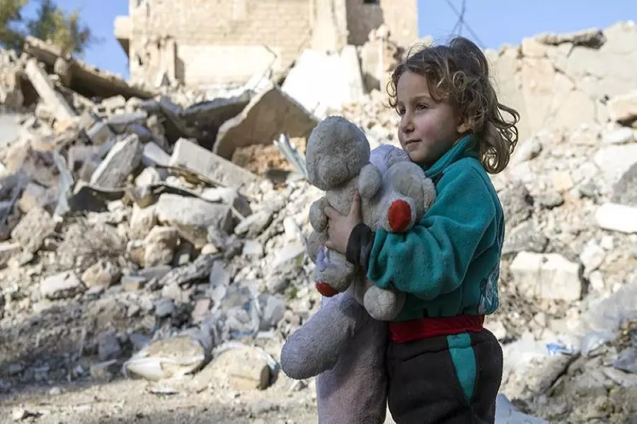 "اليونسيف" : أطفال سوريا استخدموا كدروع بشرية وعاشوا تحت القصف في سوريا