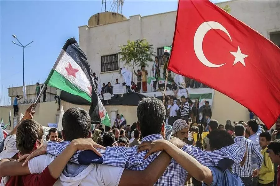 احتفالات بريف حلب بمناسبة الذكرى الرابعة لعملية "درع الفرات"