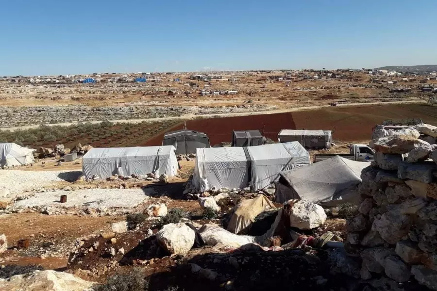 أسموه "مخيم الفقراء" .. مناشدات لإغاثة 85 عائلة تحت خط الفقر بمخيمات دير حسان شمال إدلب