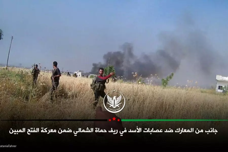مقتل عناصر للنظام وإعطاب دبابة وسيارة ذخيرة على جبهة الحميرات بريف حماة