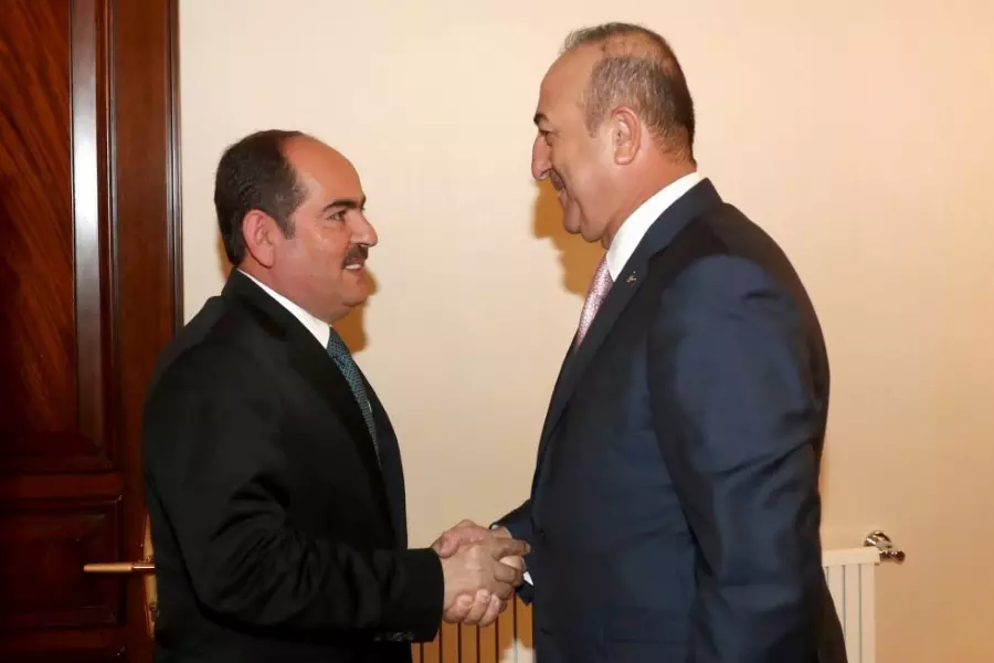 رئيس الائتلاف الوطني يلتقي وزير الخارجية التركي ويؤكدان على استمرار العلاقات المشتركة