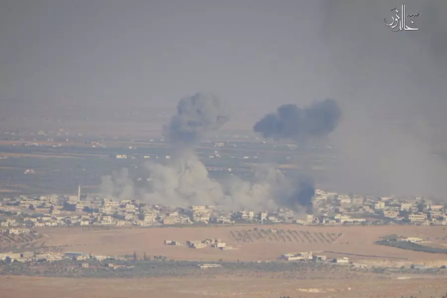ستة شهداء وجرحى بقصف جوي للنظام على بلدات ريف إدلب