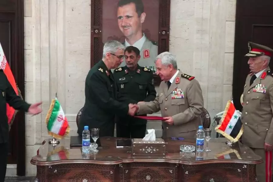 استكمالاً لتوسع النفوذ الإيراني .. توقيع اتفاقية "غامضة" للتعاون العسكري بين طهران ونظام الأسد