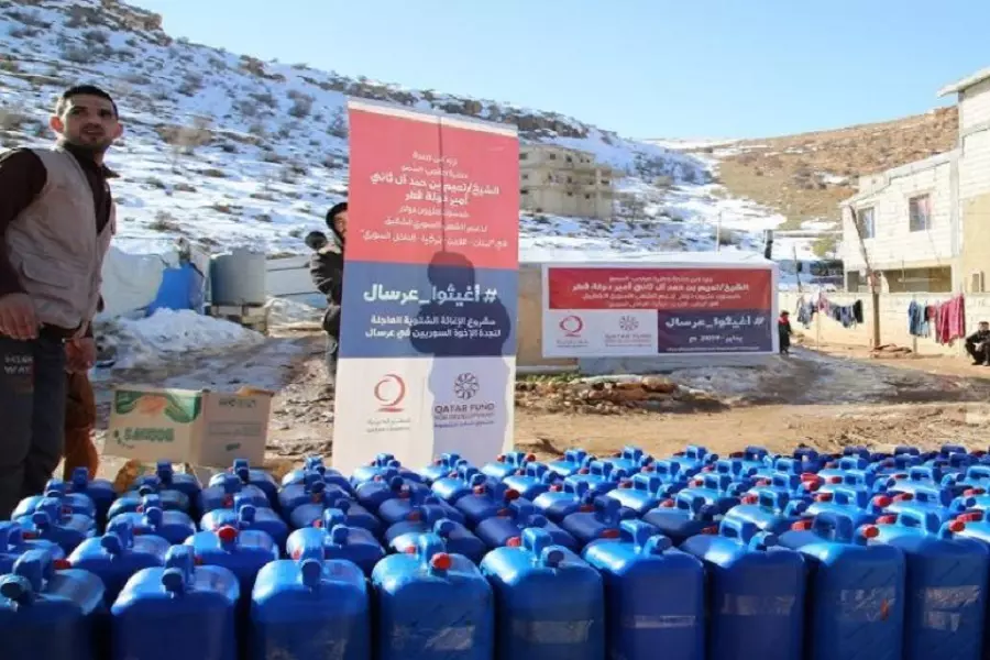ضمن حملة "أغيثوا عرسال".. جمعية قطرية تقدم مساعدات عاجلة للاجئين السوريين في لبنان