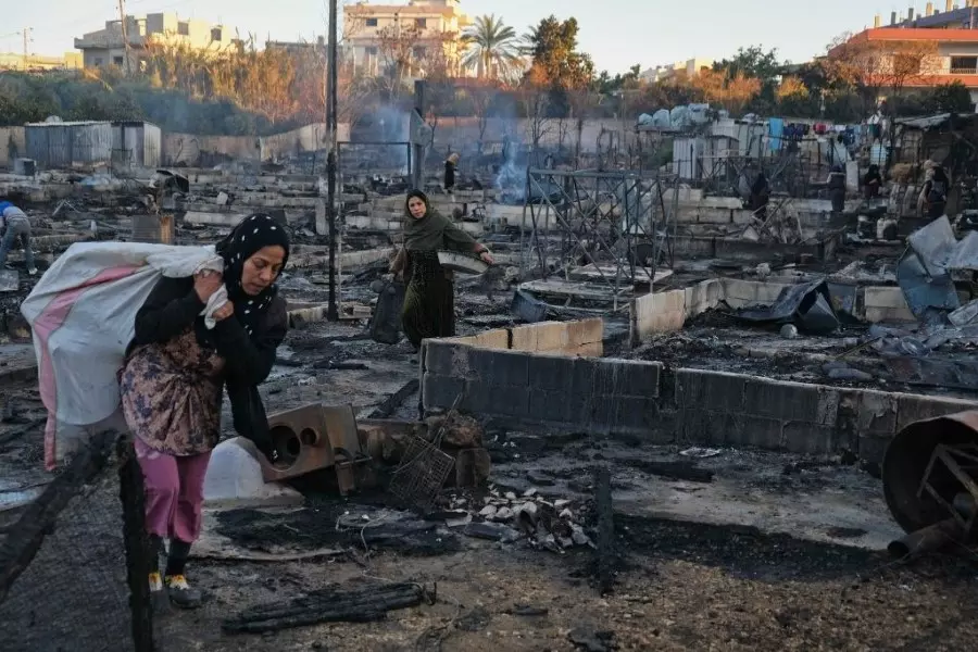 الائتلاف يصدر بياناً حول جريمة حرق خيام اللاجئين بالمنية شمال لبنان