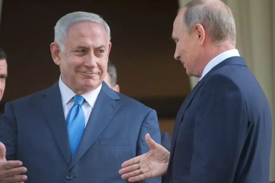نتنياهو يلتقي بوتين في موسكو لبحث ملفات الوضع في سوريا