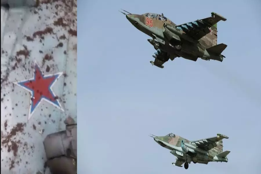 الدفاع الروسية تعترف بإسقاط مقاتلة حربية "سيخوي 25" ومقتل الطيار في إدلب
