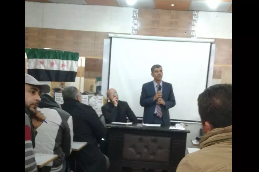 فعاليات مدنية تعلن تأسيس " هيئة سياسية في محافظة إدلب" وتنتخب رئيساً لها