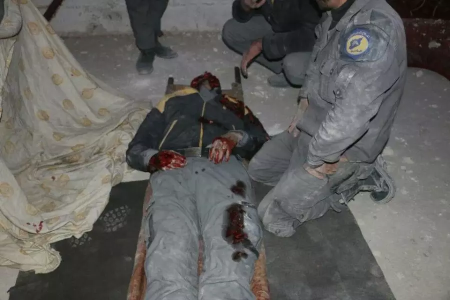 "الخوذ البيضاء" تنعي المتطوع "أيمن جمال الدين" بقصف روسي في بلدة حزة بريف دمشق