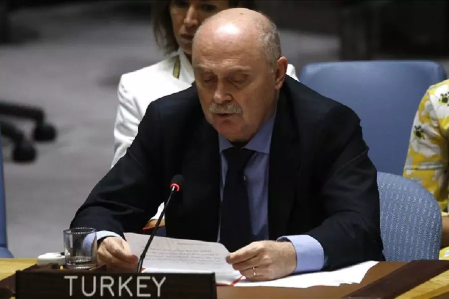 مندوب تركيا بمجلس الأمن: اتفاق "إدلب" منع وقوع كارثة إنسانية ويمهد لتسوية سياسية شاملة في سوريا