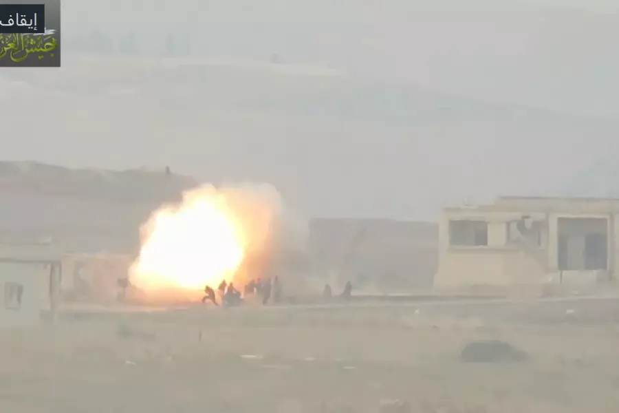 جيش العزة يستهدف بصاروخ حاجز المصاصنة ويوقع قتلى وجرحى في صفوف قوات الأسد