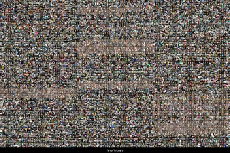 99 ألف صورة لضحايا النظام يجتمعون في لوحة