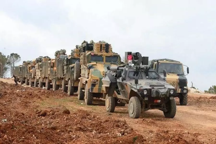 الجيش التركي يرسل تعزيزات عسكرية جديدة للوحدات المنتشرة على الحدود السورية