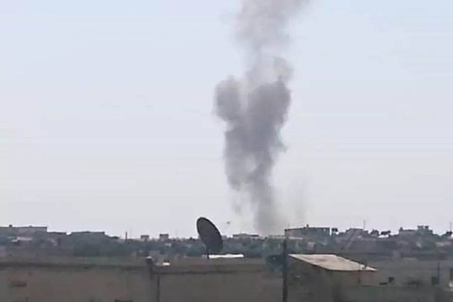 شهداء وجرحى بقصف جوي للنظام على قرية الدير الشرقي بريف إدلب