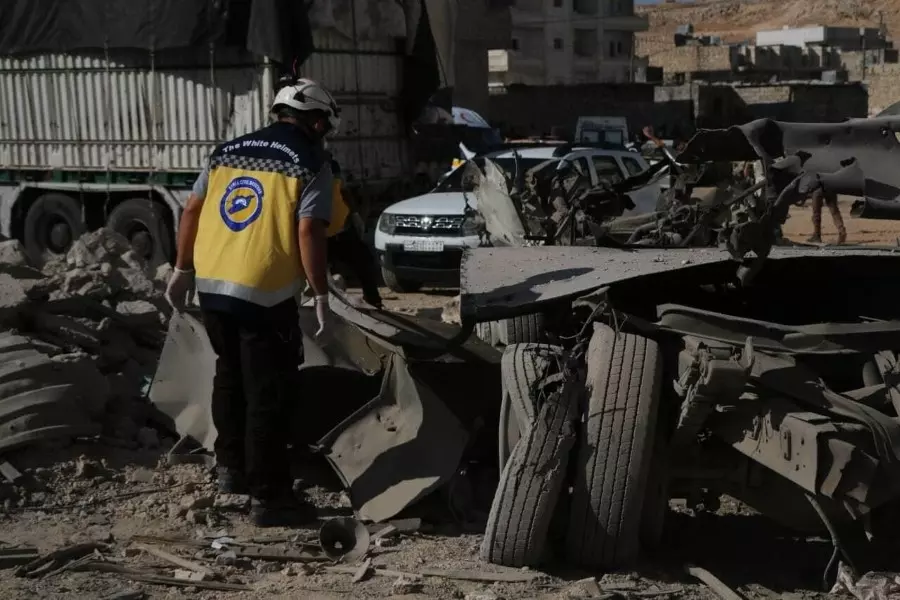 ثمانية جرحى بانفجار مفخخة بمدينة الباب شرقي حلب