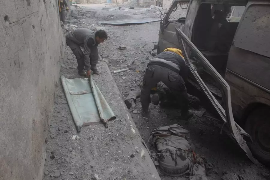 صحة دمشق تطالب المدنيين بالتزام الأقبية حفاظاً على أرواحهم من القصف