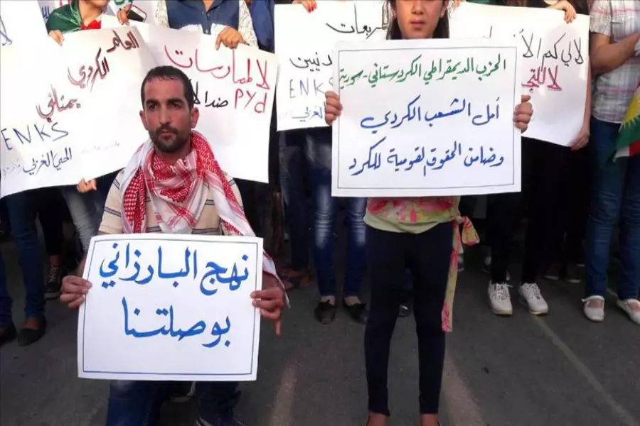 احتجاجات في “القامشلي” على الاعتقالات التعسفية التي تقوم بها وحدات حماية الشعب و أذرعه الأمنية