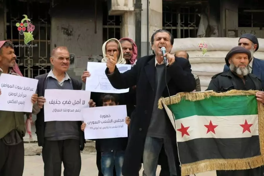 تحرير الشام تعتقل "أبو عماد " منشد الغوطة في مدينة إدلب