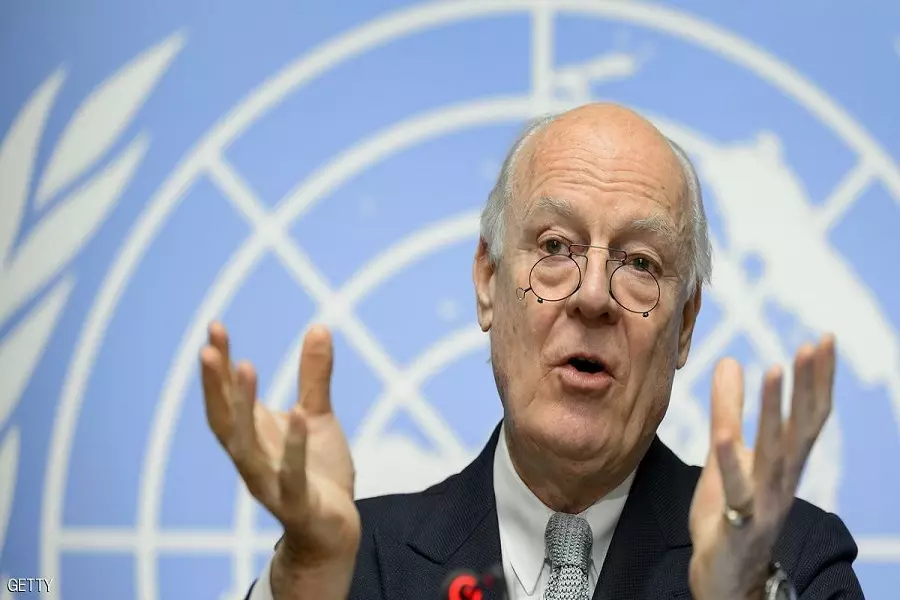 دي مستورا يدعو لتسريع المفاوضات لإنهاء المأساة السورية