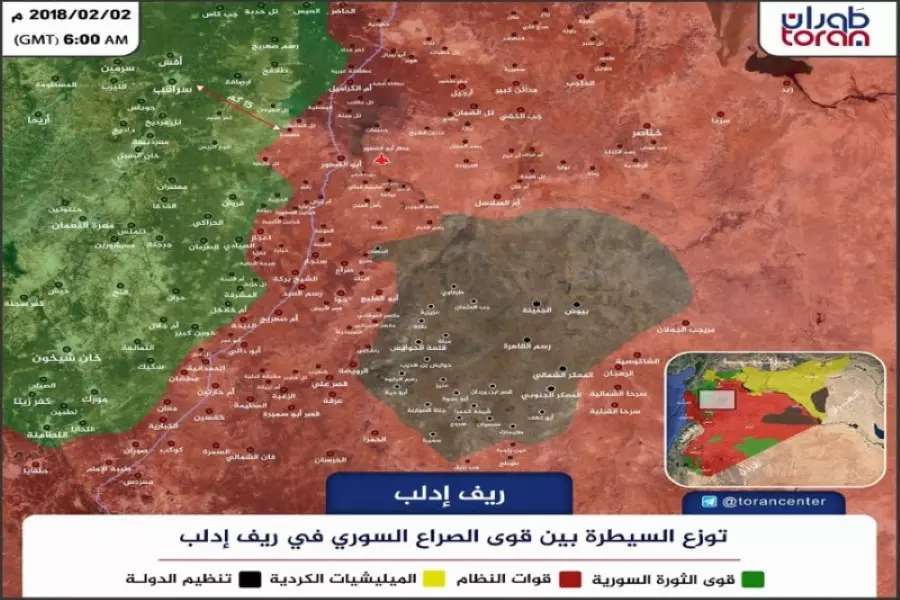 قوات الأسد تواصل التوسع على حساب تنظيم الدولة شرقي إدلب وحماة وتسيطر على 30 قرية