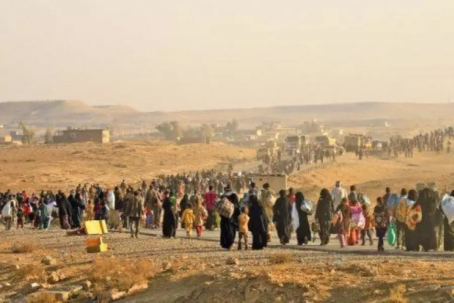 الأمم المتحدة: 25 ألف شخص فروا من المعارك والقصف شرقي دير الزور